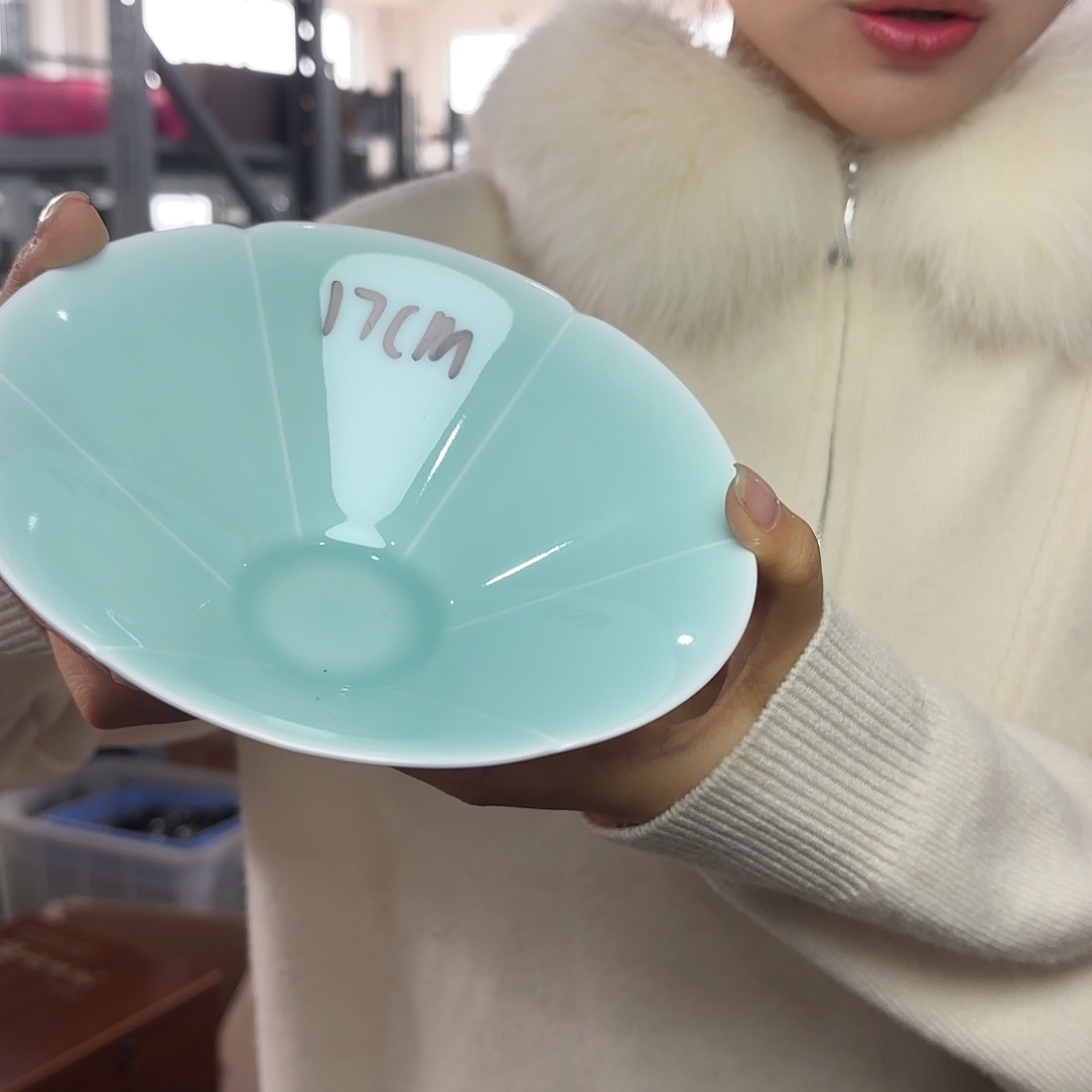 龙泉云间青瓷小米茶器