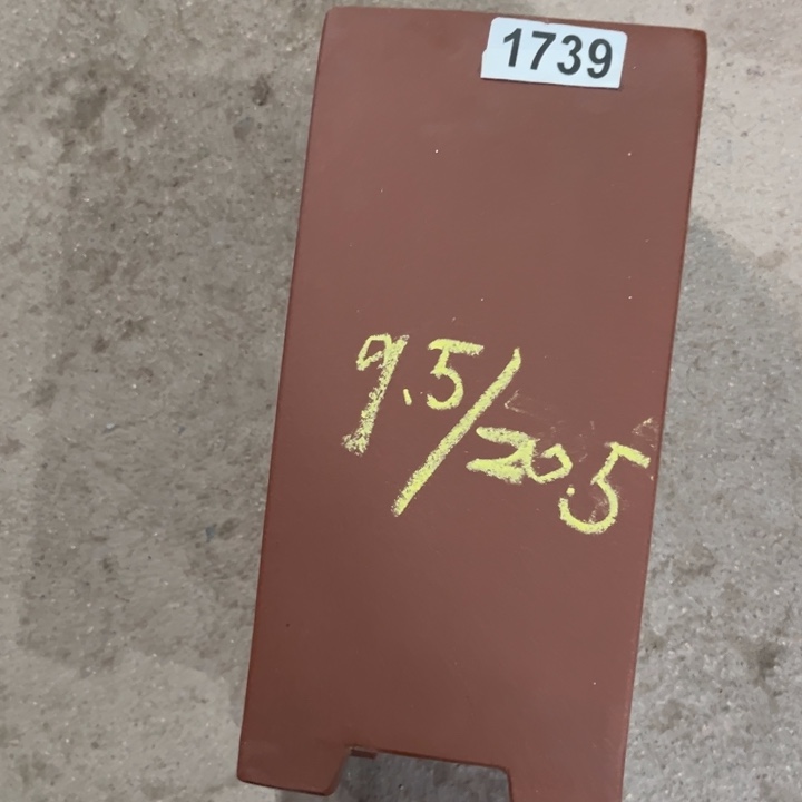 r***8紫砂花盆 微瑕紫泥四方直签筒1739