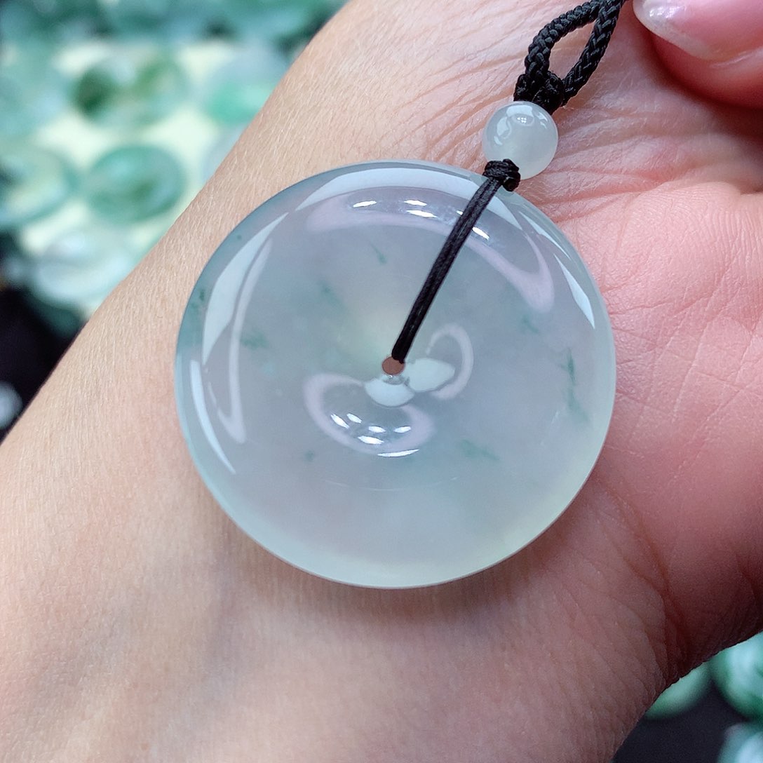 翡翠颈饰未镶嵌103尺寸29.4-5.8