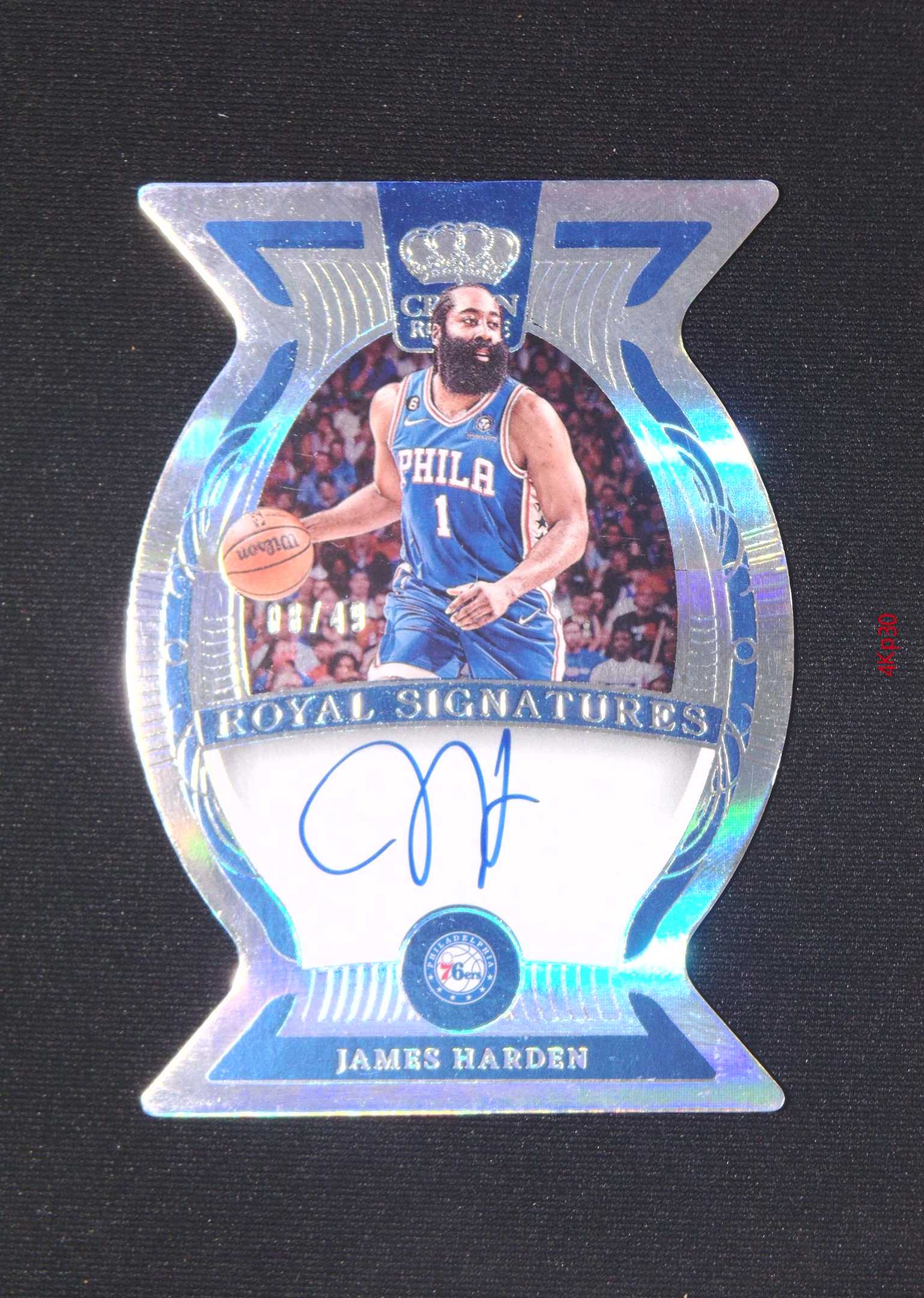 【直播开价】哈登 卡签异形 帕尼尼NBA国宝手提亲笔签名球星卡 