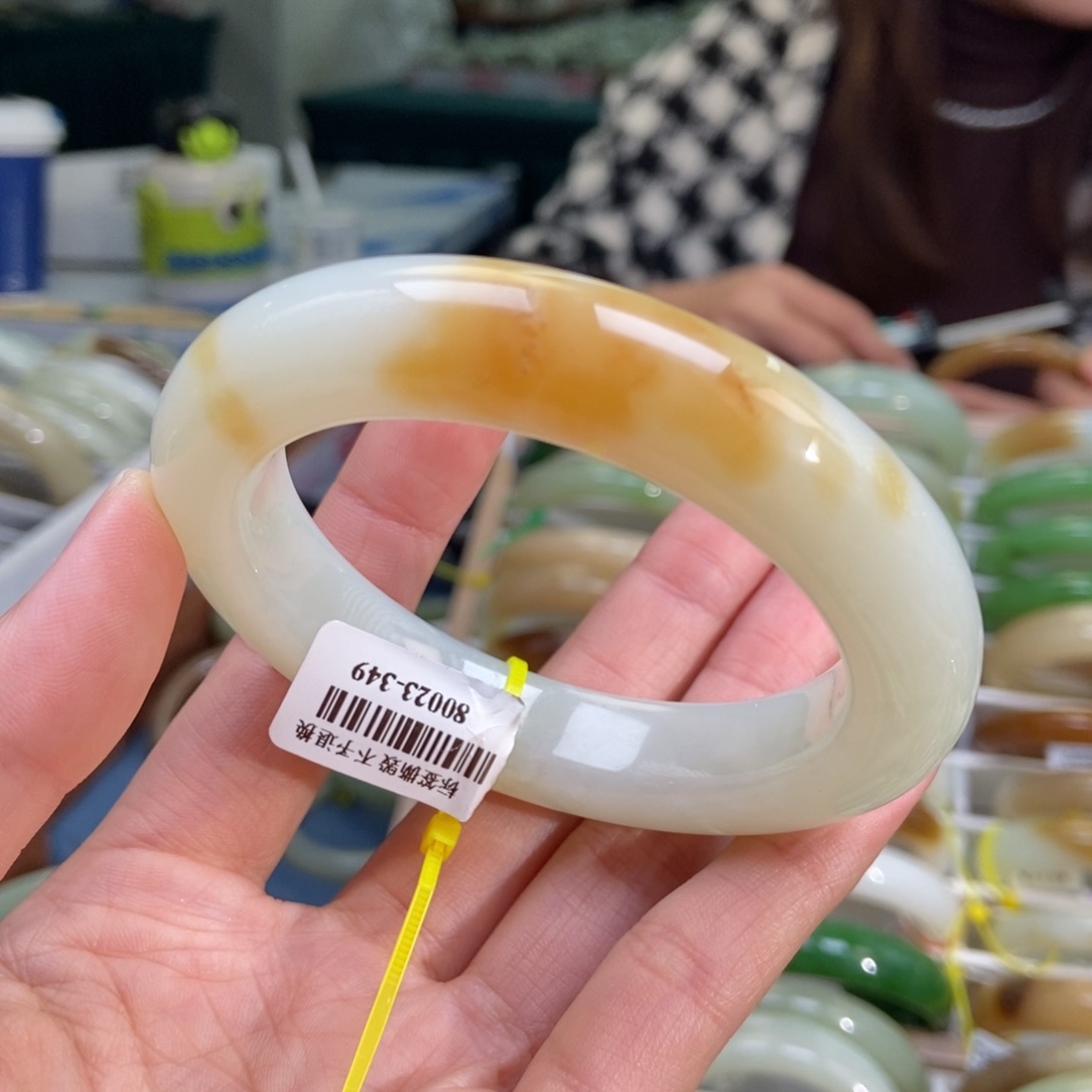 和田玉手镯未镶嵌58.2