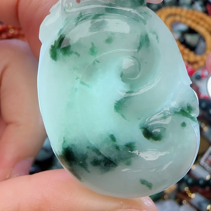 翡翠颈饰未镶嵌天然A货98