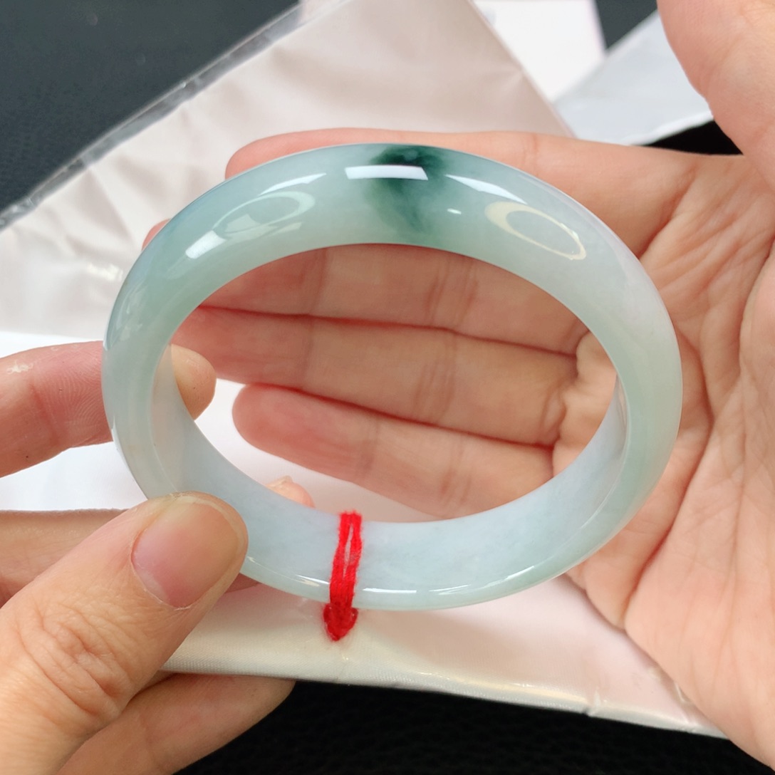 翡翠手镯未镶嵌缅甸56