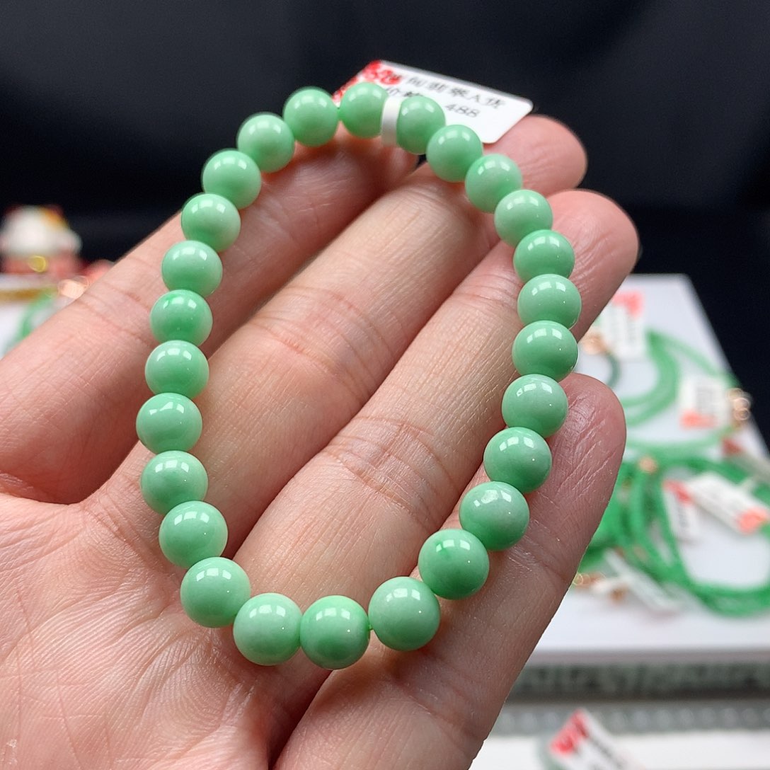 未镶嵌翡翠手链翡翠