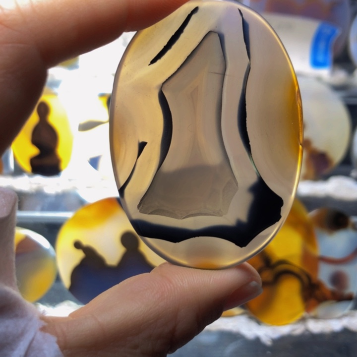 合金玛瑙/玉髓珠宝奇石26