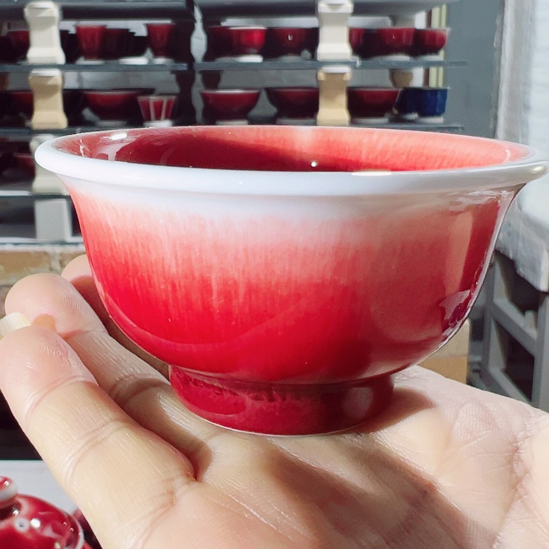 景德镇陶瓷原矿郎红茶具