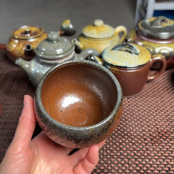 紫砂茶杯大手工杯200 C