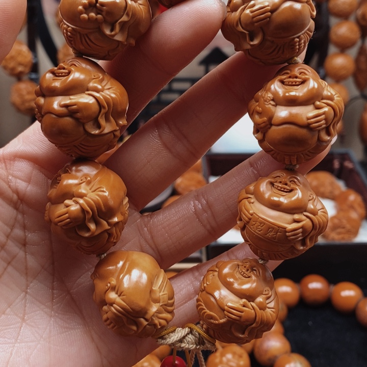 橄榄核手串/手链手工弥勒2.5