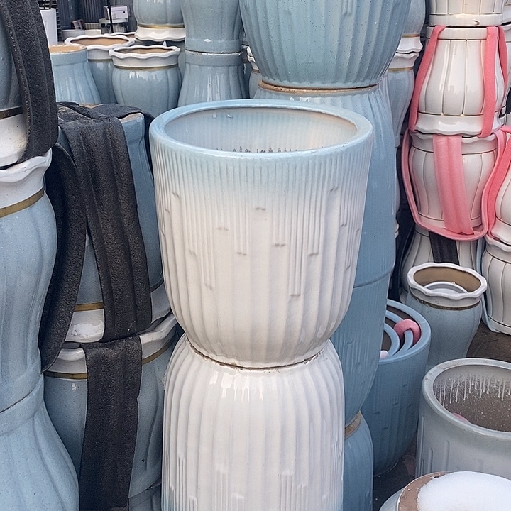 渐变蓝钢琴大号口32高36福利