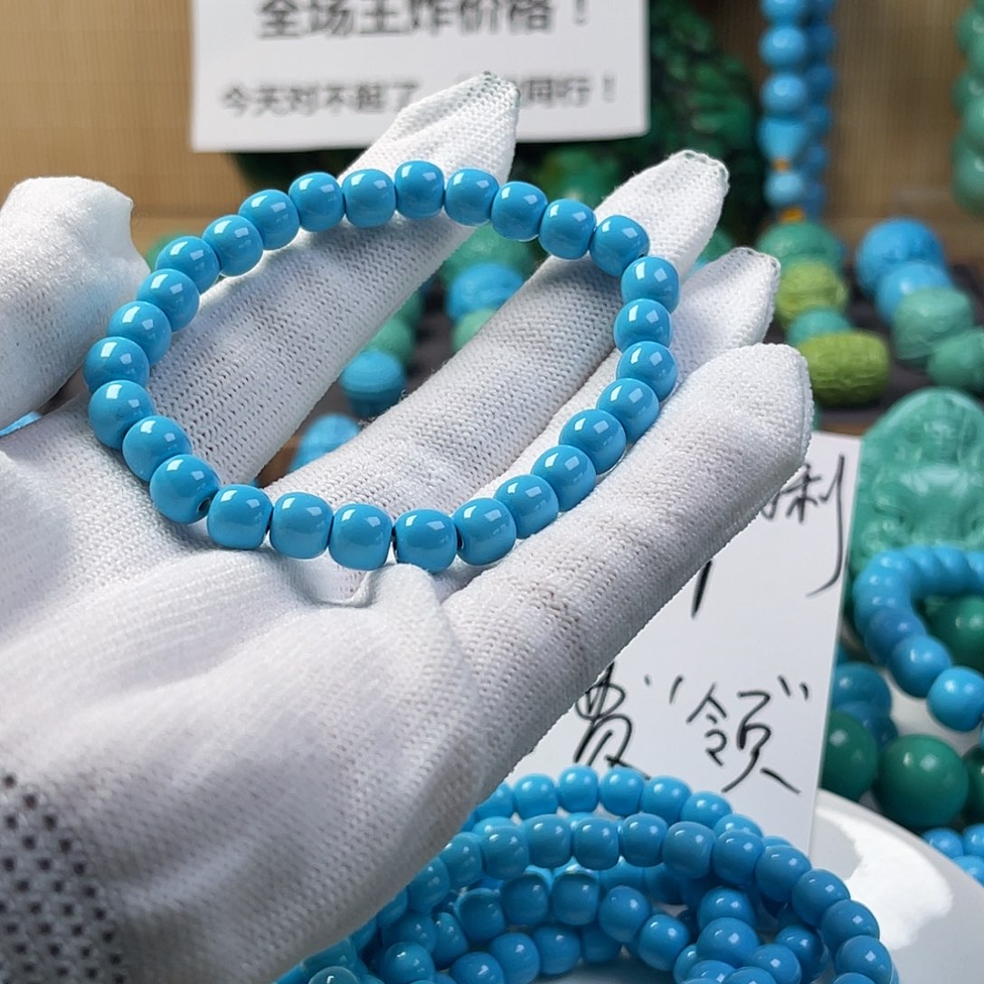 湖北工厂批发精选绿色手串雕刻DIY配饰