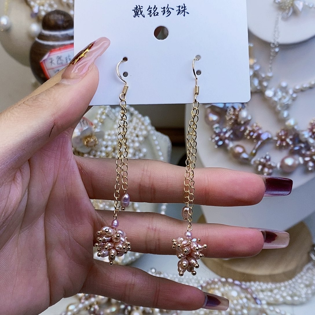 淡水珍珠颈饰银S925镶嵌