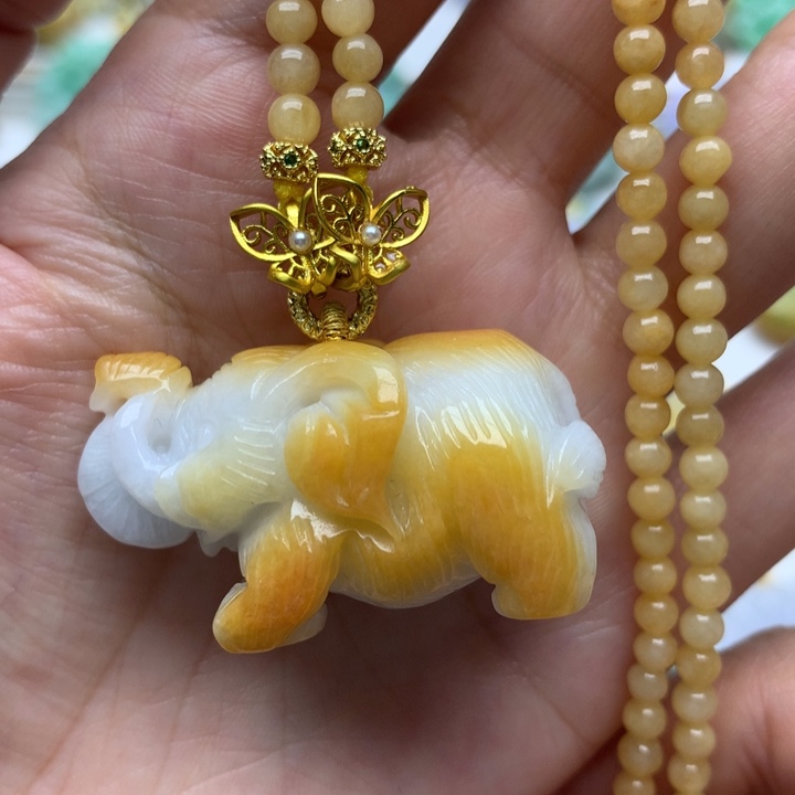 颈饰未镶嵌翡翠翡翠