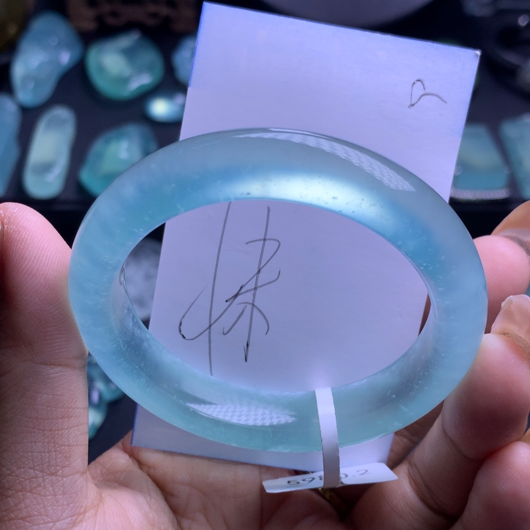 蛇纹石玉手镯52未镶嵌