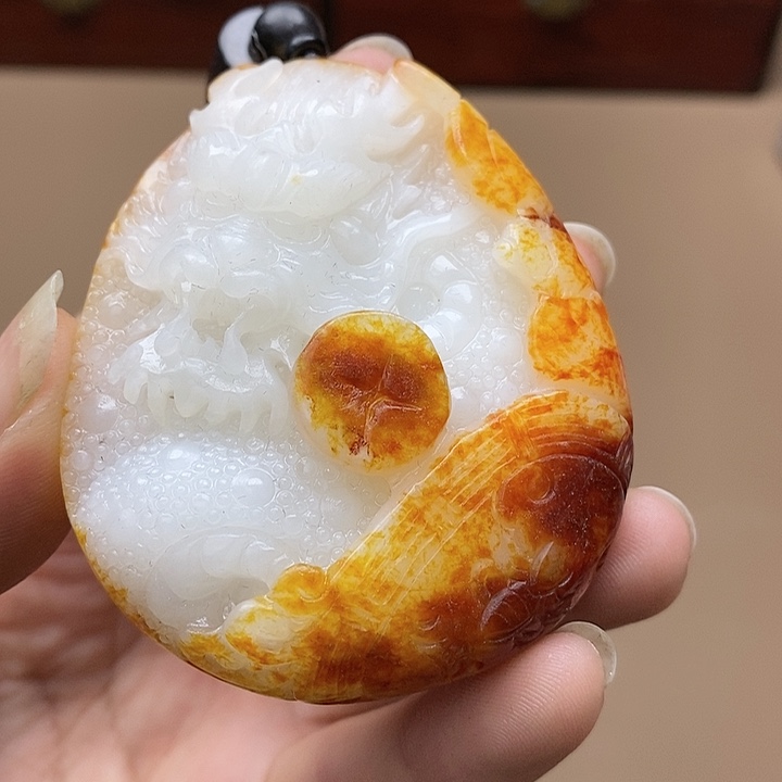 和田玉挂件未镶嵌F