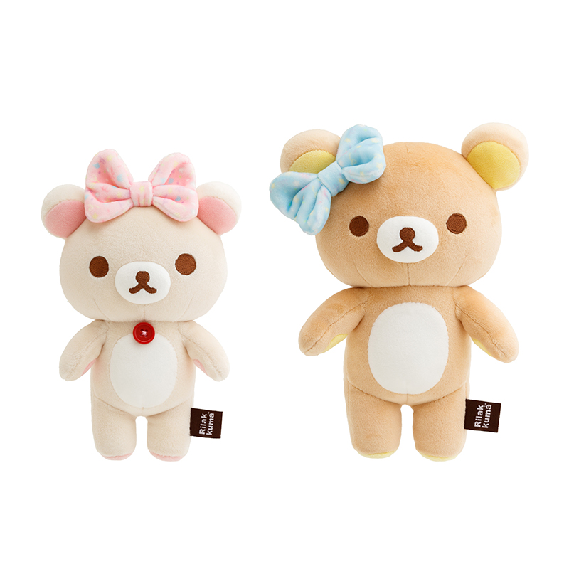 【正版】现货 轻松小熊为你开心麻糬小号公仔Rilakkuma熊哥正版公仔