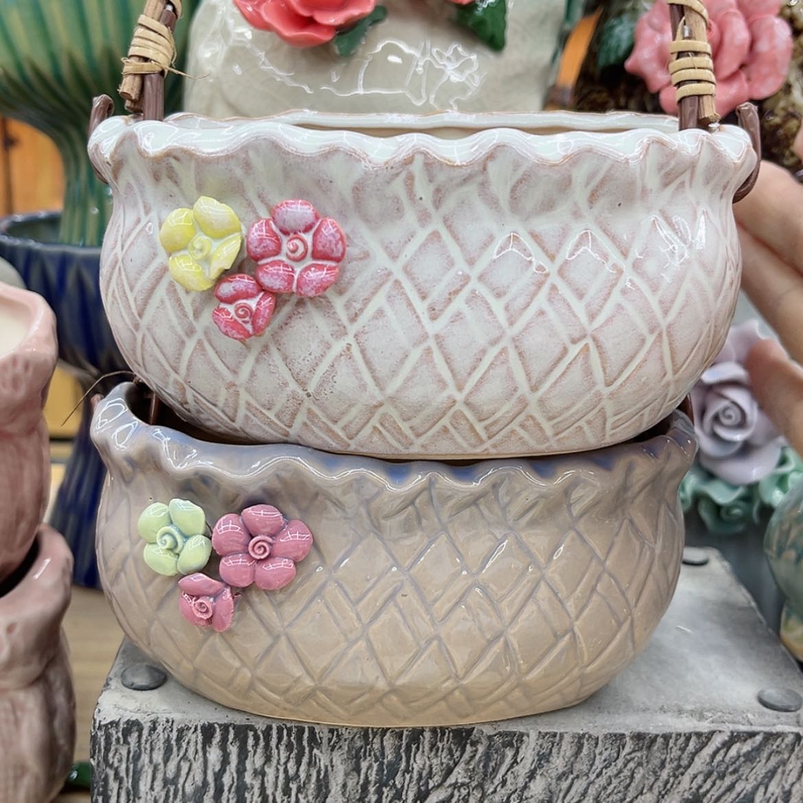 【闪购商品】陶瓷花盆