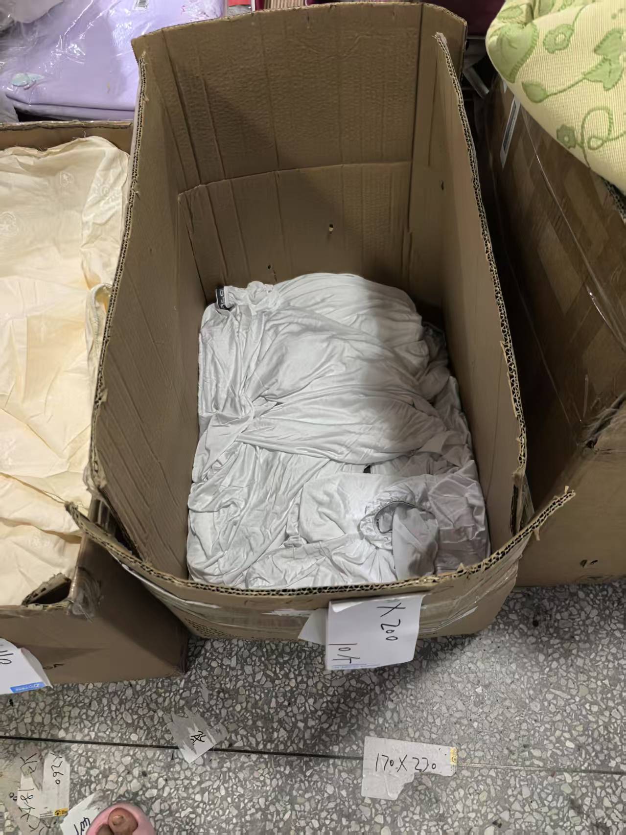 《厚广家》3楼100×200白色凉感超软床笠 发1张