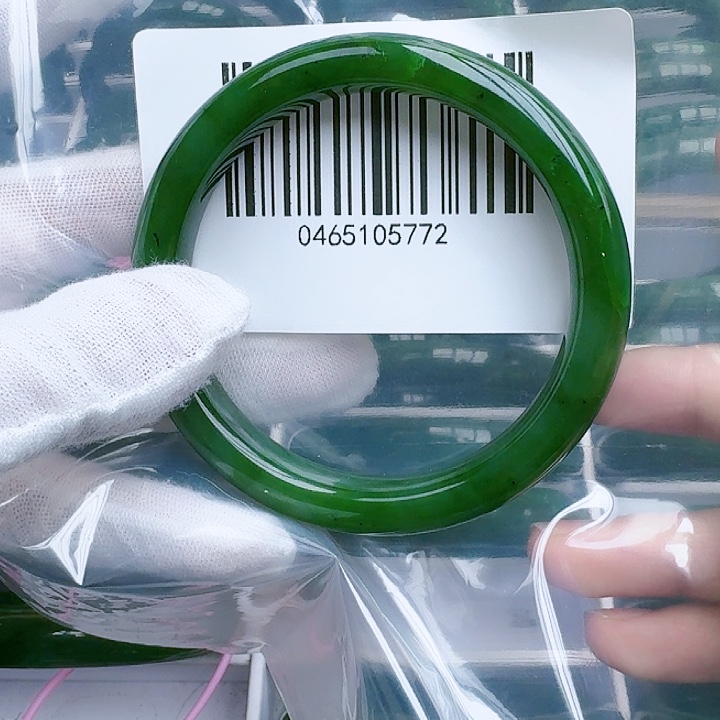 和田玉（碧玉）串珠未镶嵌包容6061