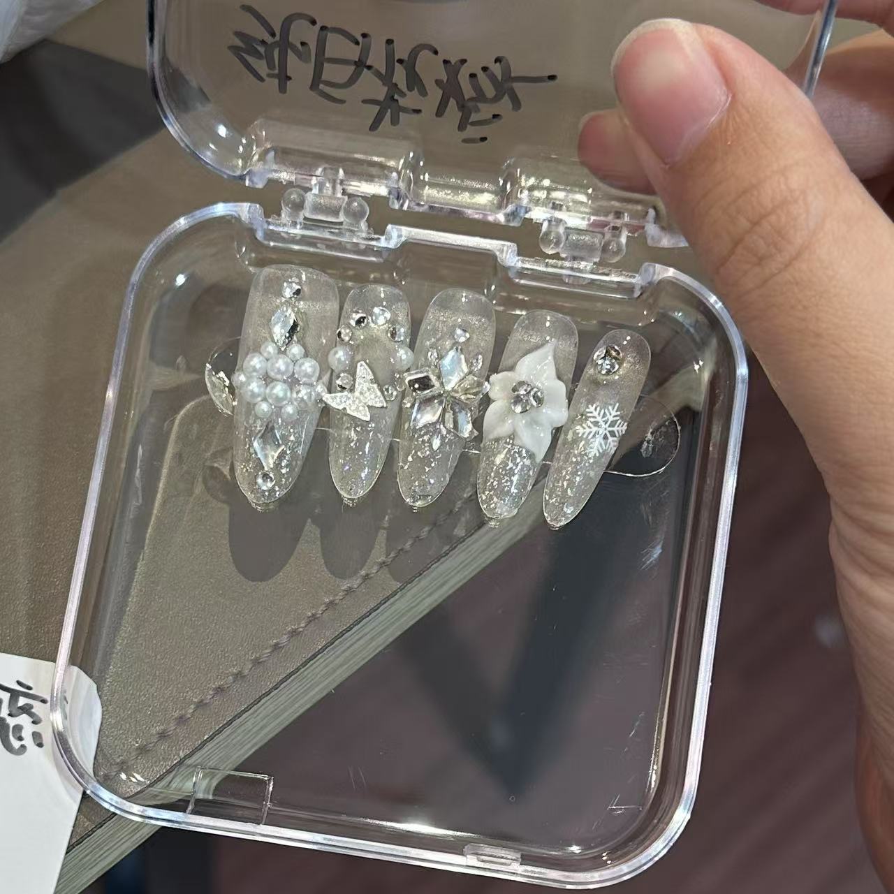 【纯白花嫁】纯手工穿戴甲