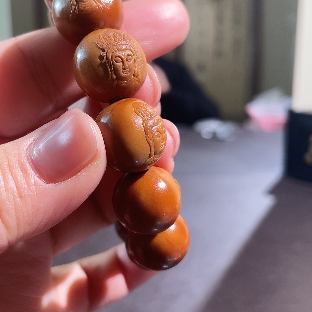 张***生橄榄核手串/手链12222////