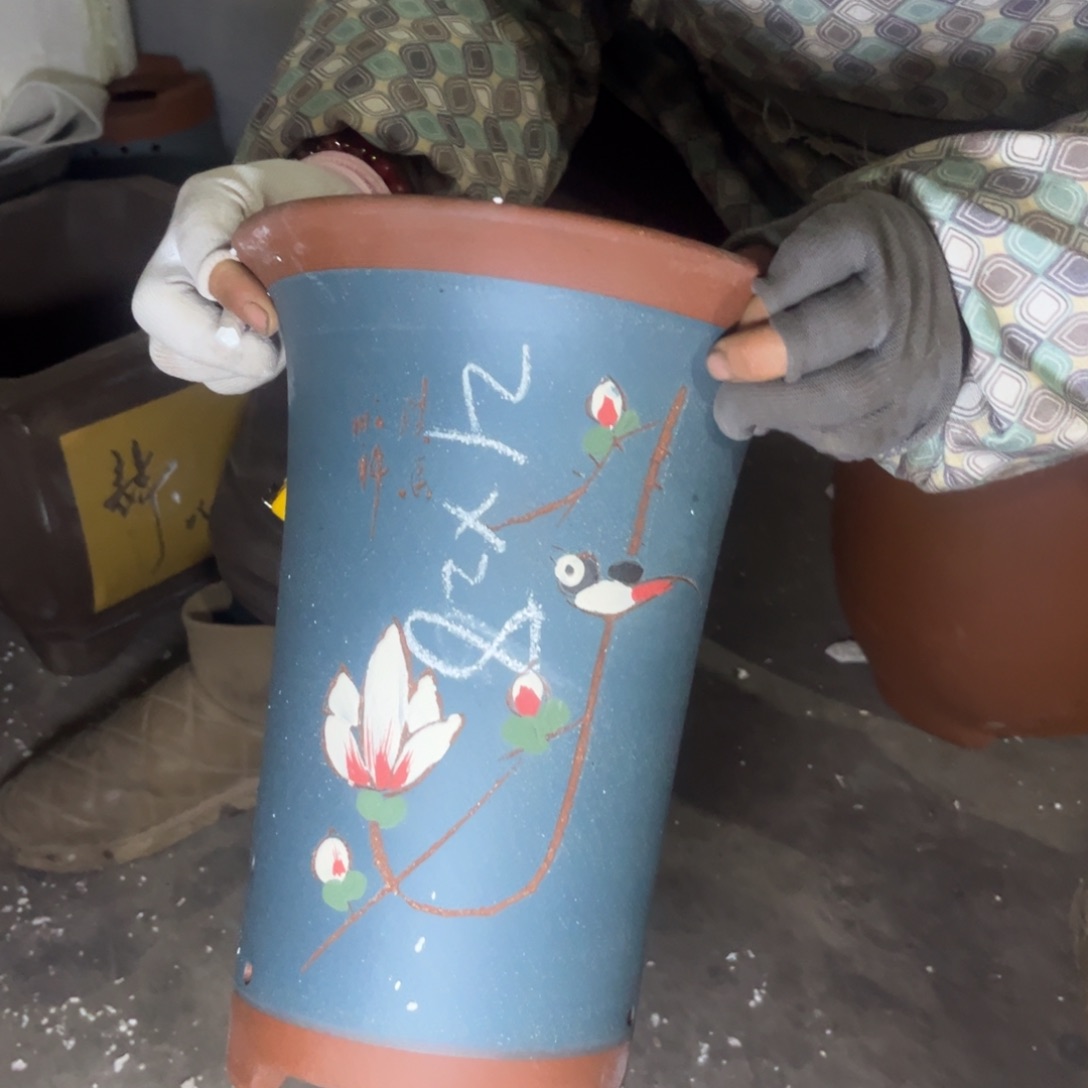 紫泥花盆紫砂花盆6