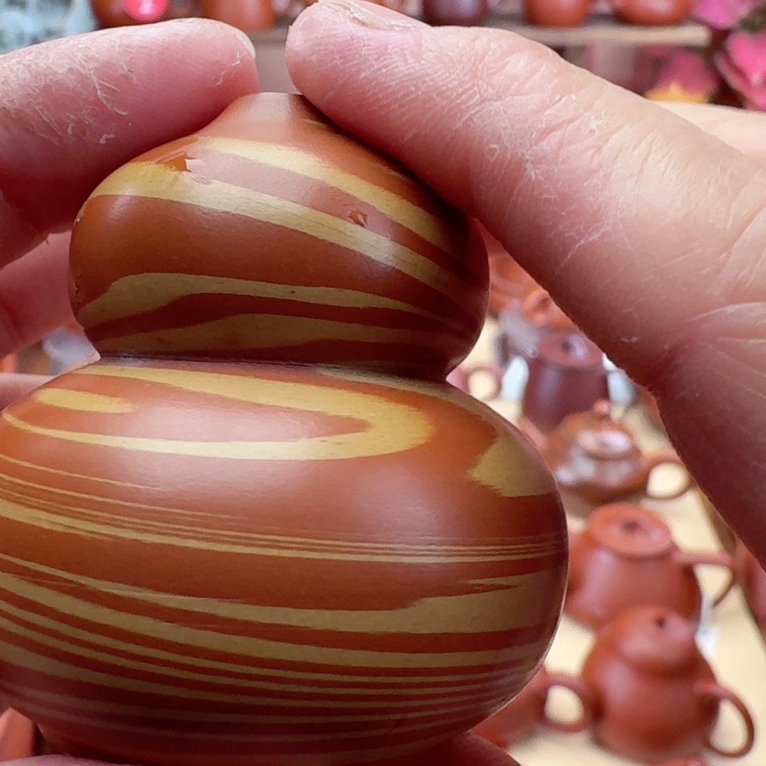 紫砂茶壶搅泥盖置1个手拉