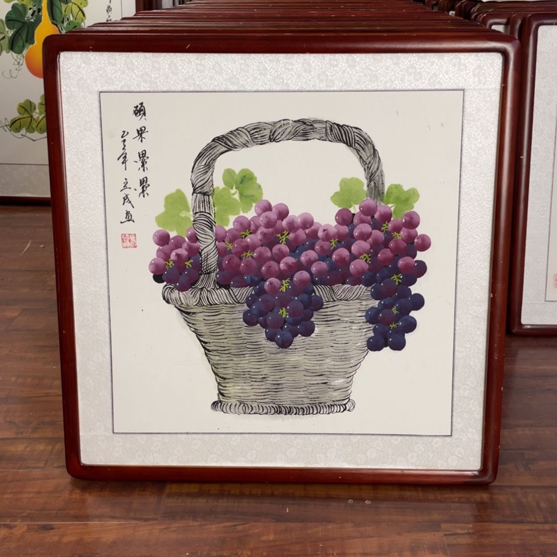 国画带框尺寸63*63厘米