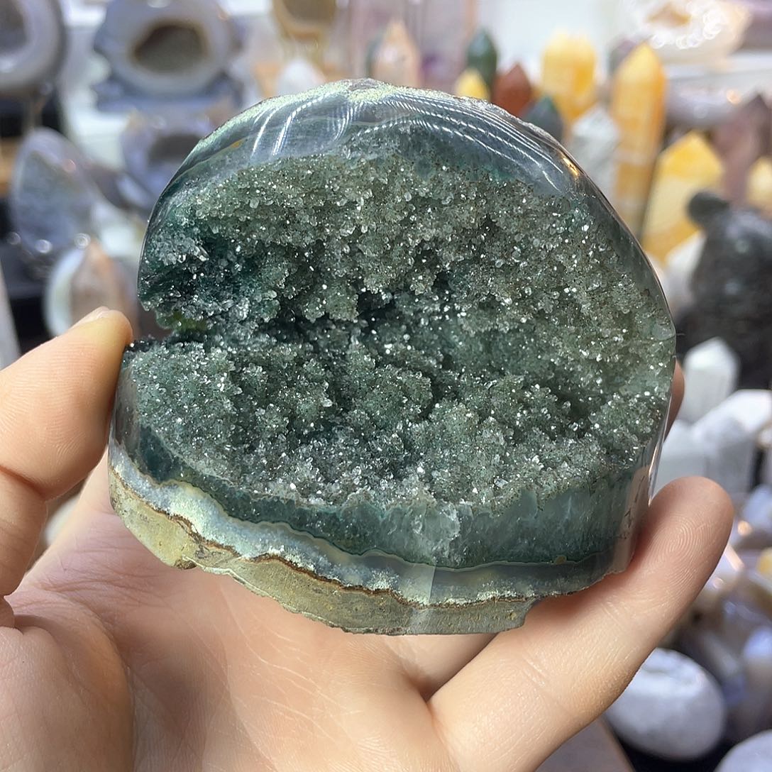 水晶绿色系未镶嵌?****?