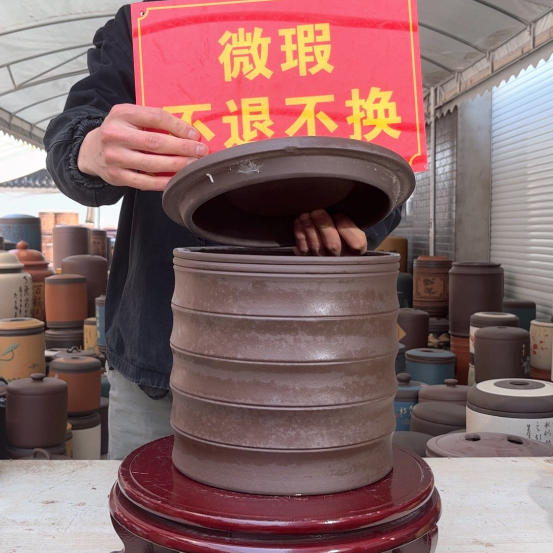 紫砂茶叶罐微瑕不退不换