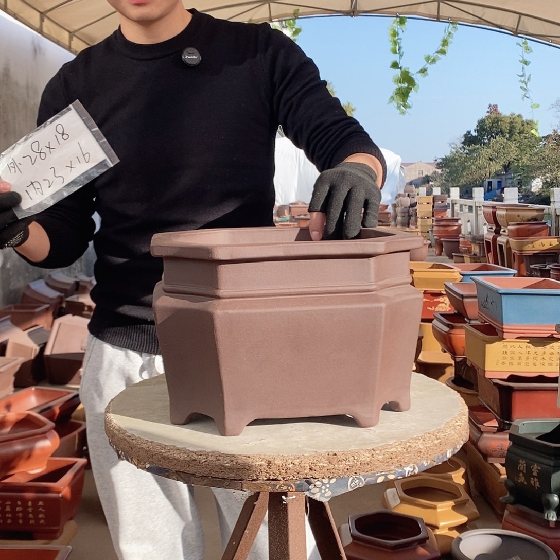 紫砂花盆紫砂花盆