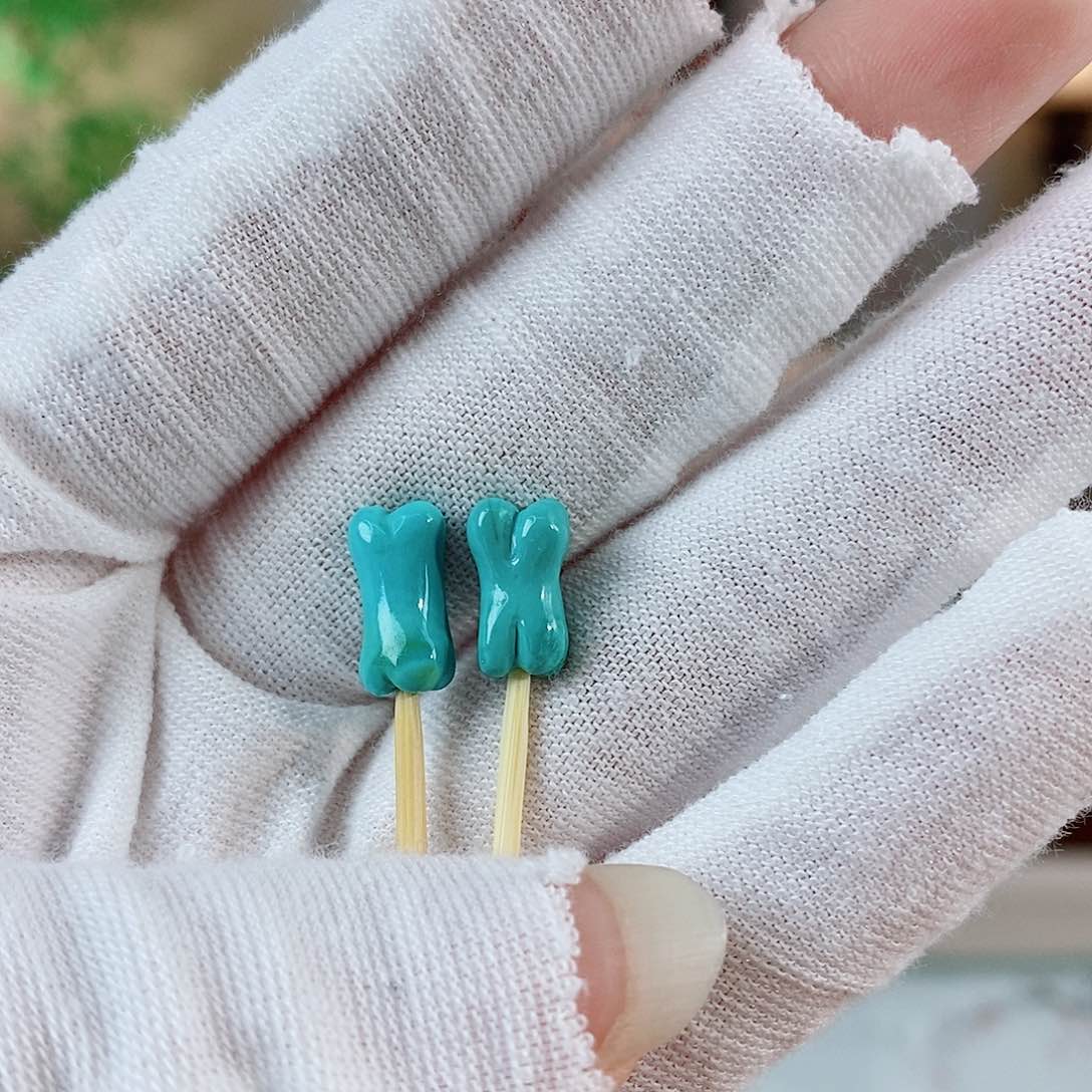 未镶嵌绿松石珠宝奇石