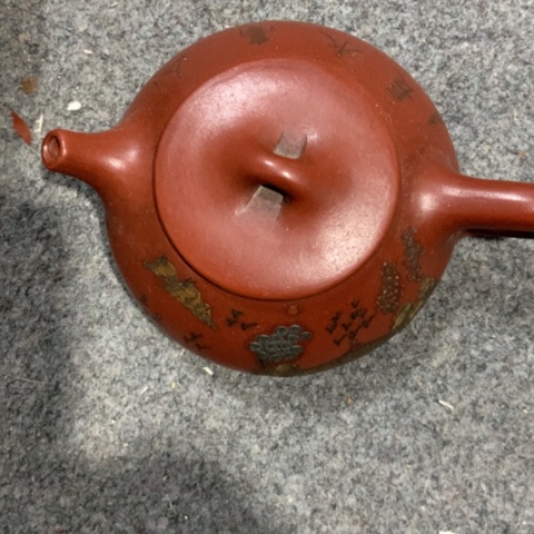 手***）紫砂茶壶陶瓷摆件工艺品