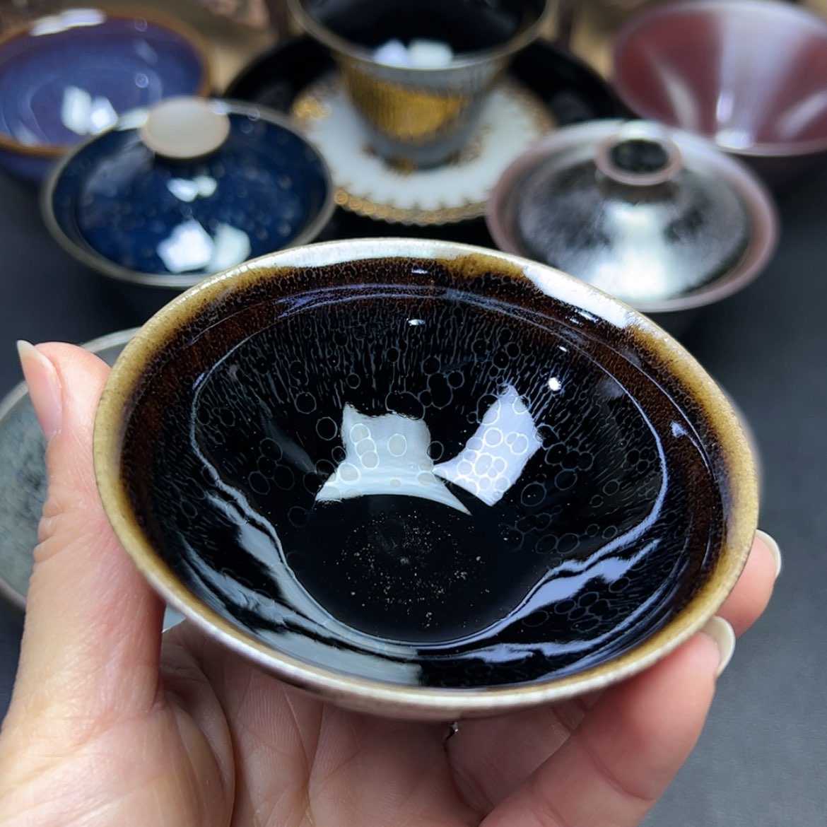 【闪购商品】茶盏建窑建盏主人杯