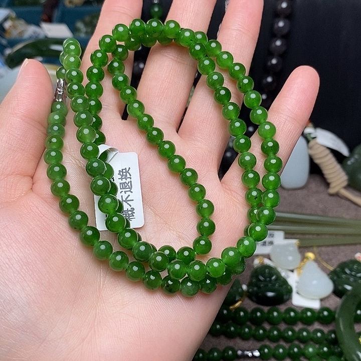 和田玉未镶嵌手链