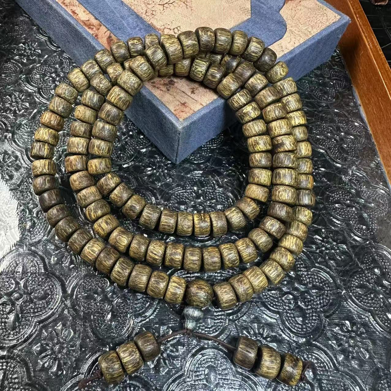 【百世璀璨 尽耀光芒】雪山重楼9mm.108颗项链B074