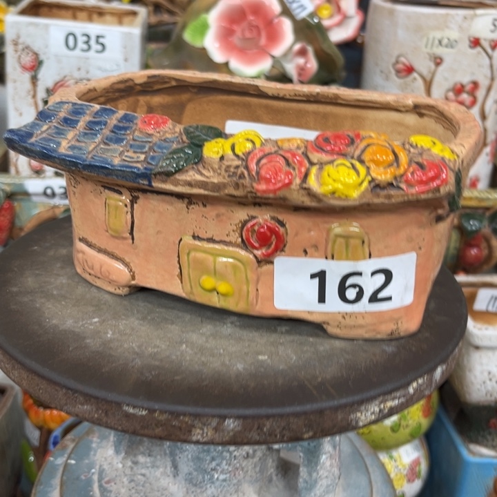 紫砂花盆粗陶材质多肉花盆