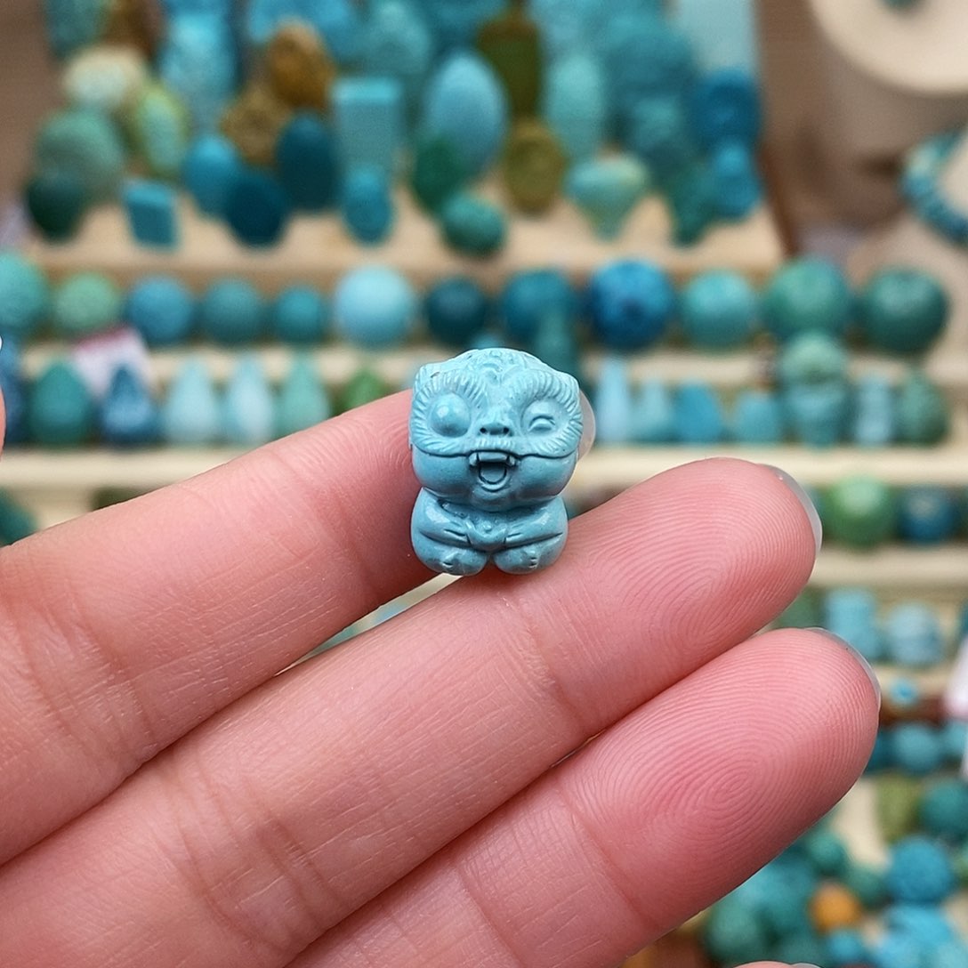 绿松石珠宝奇石未镶嵌