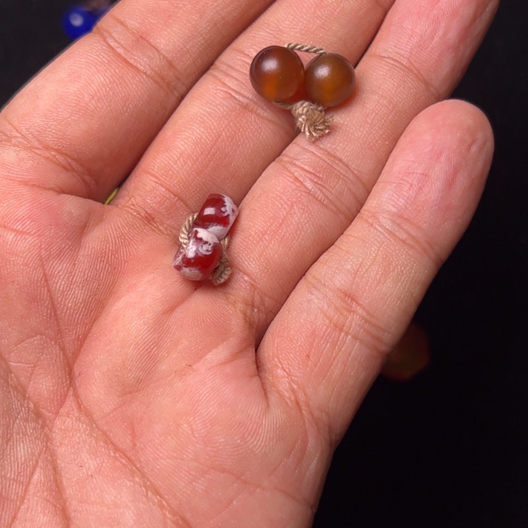 夕***下玛瑙/玉髓未镶嵌配饰