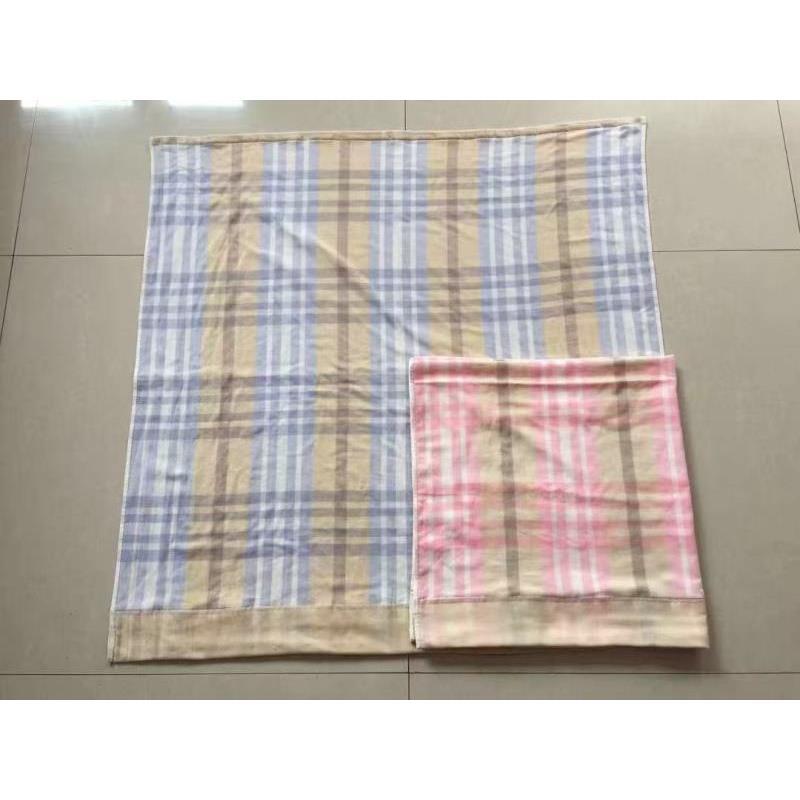 【京かわ会社】纱布童被100*100格子不挑花色  格子1