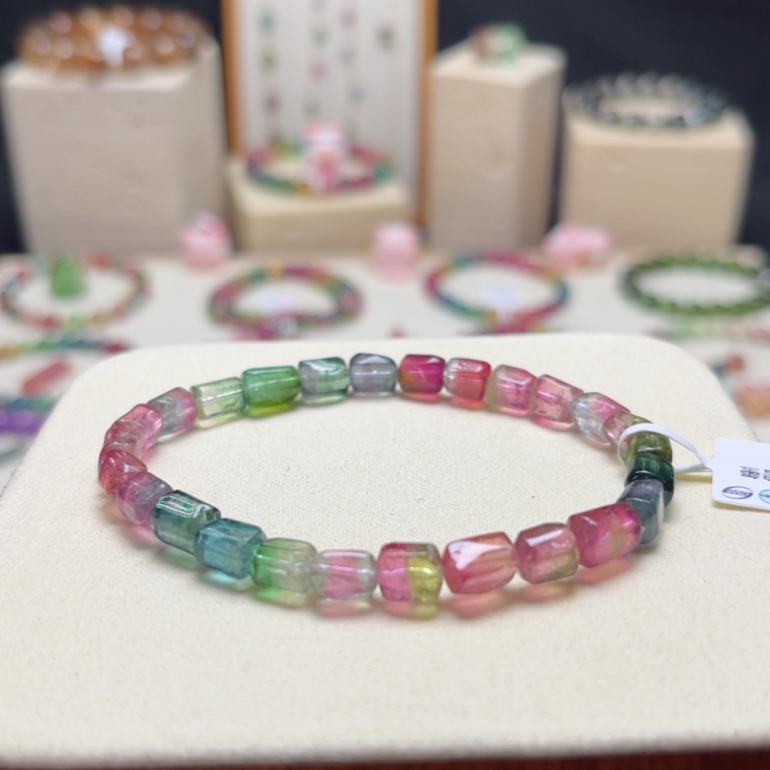 手链未镶嵌碧玺色标西瓜