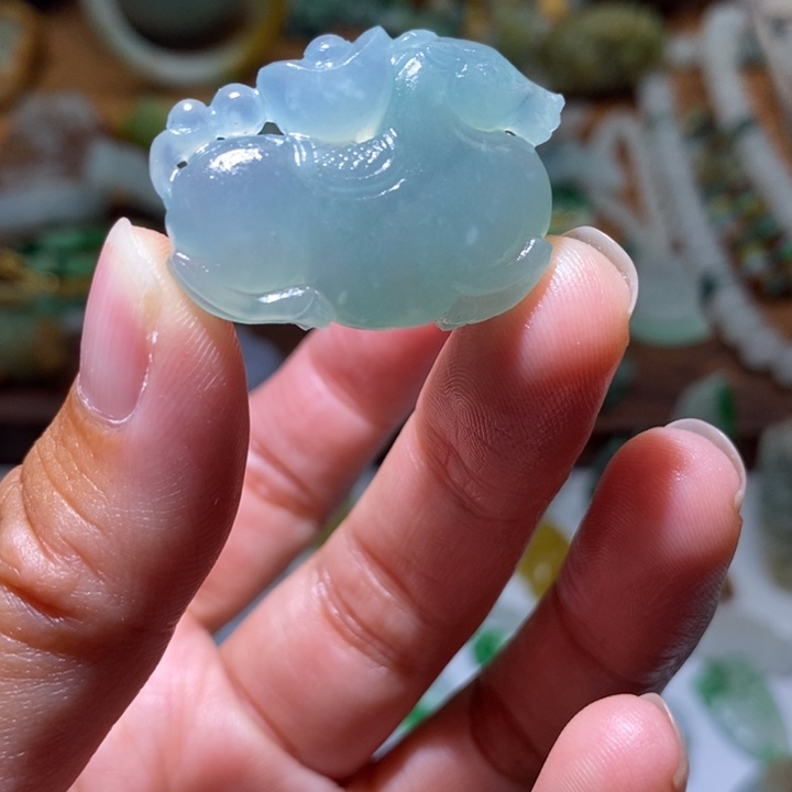 定制翡翠未镶嵌毛货