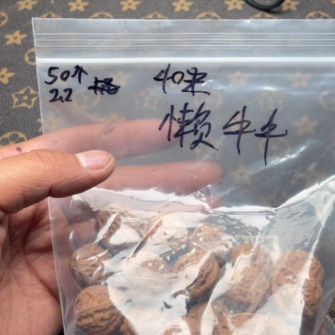 懒***牛文玩核桃吊坠秋子