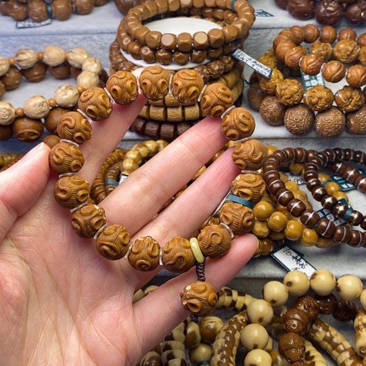 紫金鼠手串纯手工雕刻鼠钱卡12