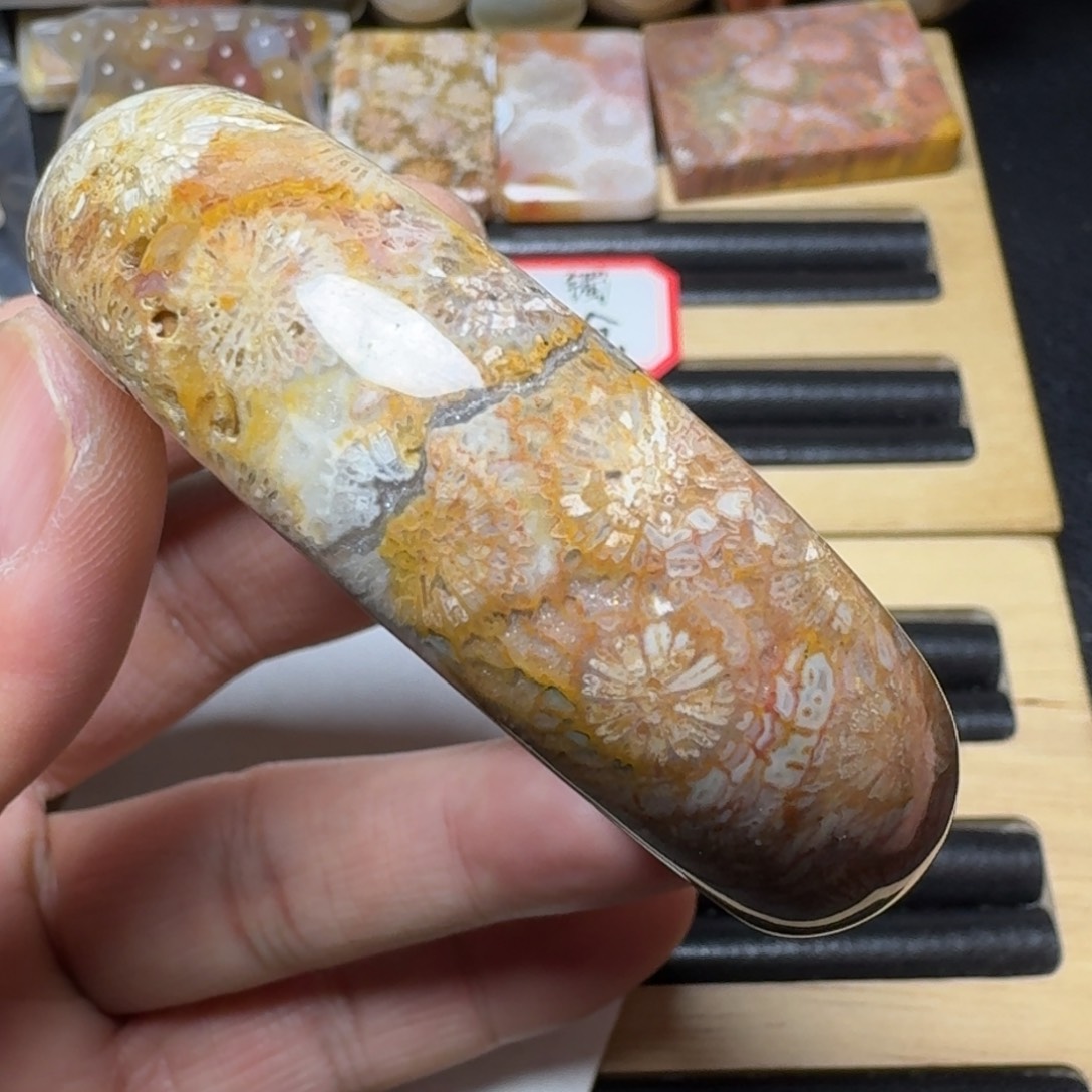 硅化玉纯天然色有机玉石未镶嵌54.5圈口特价