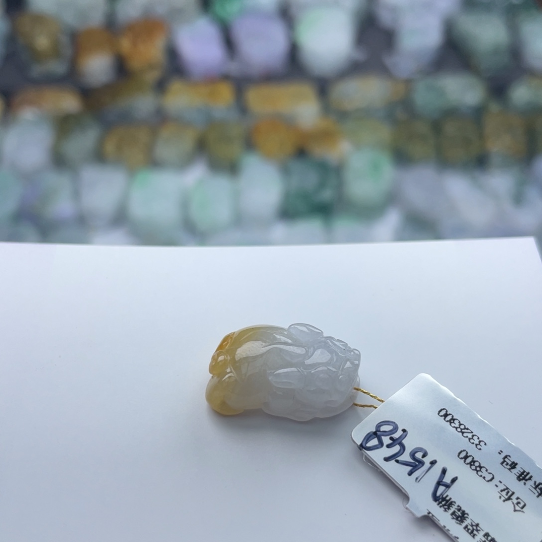 翡翠未镶嵌颈饰貔貅