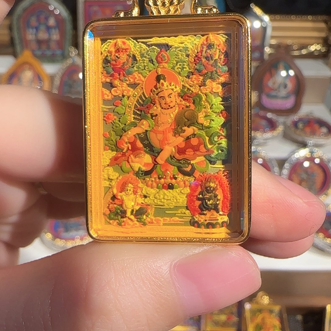 吊坠五路财神擦擦