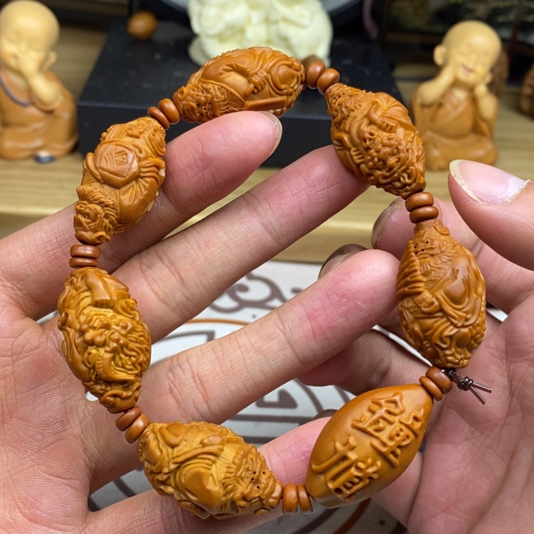 橄榄核手串/手链橄榄核雕工艺手串