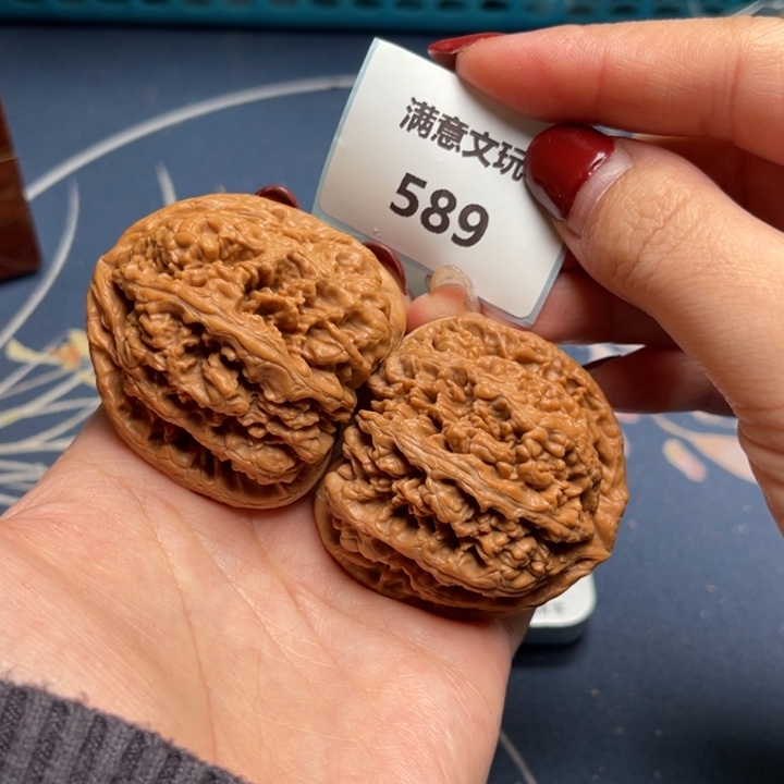 文玩核桃把件粗筋46.289