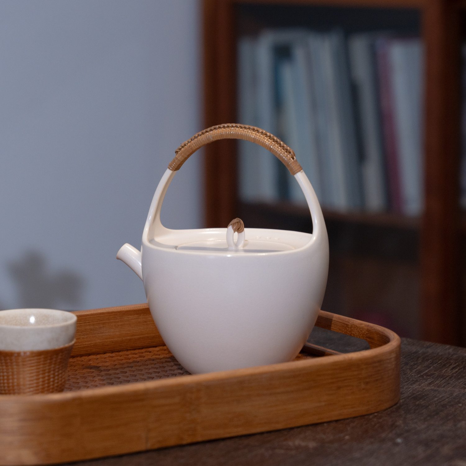 【苏打釉】原矿白泥煮茶壶烧水壶提梁壶泡茶壶电陶炉碳炉明火功夫