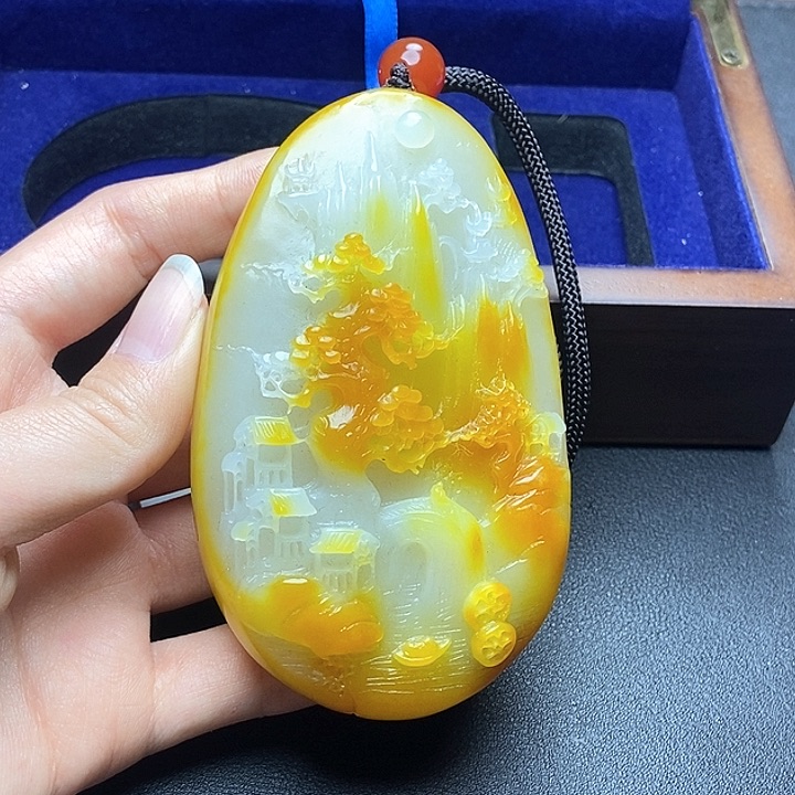 和田玉挂件未镶嵌N